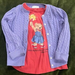 Lavender Cable Knit Sweater